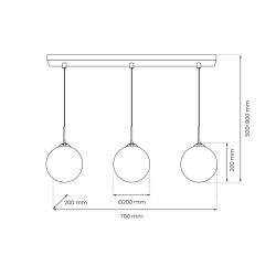 REFLEX 3xE14 pendant lamp REFLEX 3xE14 pendant lamp
