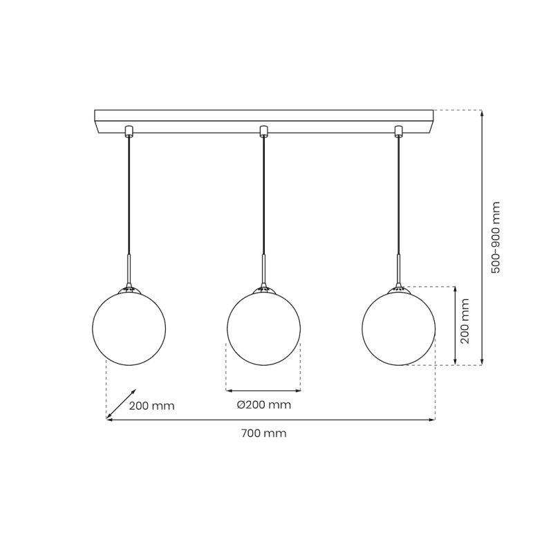 REFLEX 3xE14 pendant lamp REFLEX 3xE14 pendant lamp