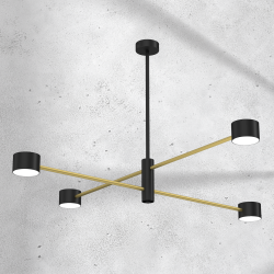 Ceiling lamp CROSS GOLD 4xGX53 Ceiling lamp CROSS GOLD 4xGX53