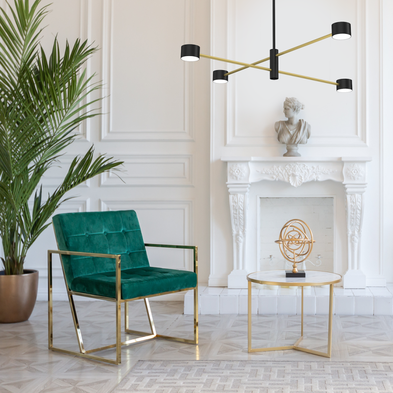 Ceiling lamp CROSS GOLD 4xGX53 Ceiling lamp CROSS GOLD 4xGX53