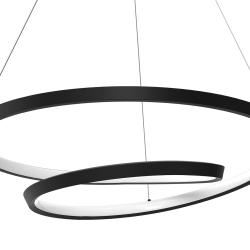 LUCERO BLACK 48W LED hanging lamp LUCERO BLACK 48W LED hanging lamp