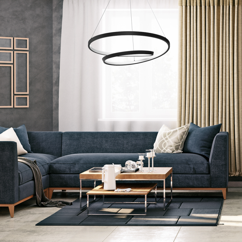 Lampa wisząca LUCERO BLACK 48W LED Lampa wisząca LUCERO BLACK 48W LED