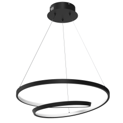 LUCERO BLACK 48W LED hanging lamp LUCERO BLACK 48W LED hanging lamp