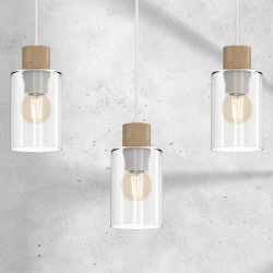 Hängelampe MADERA 3xE27 Hängelampe MADERA 3xE27