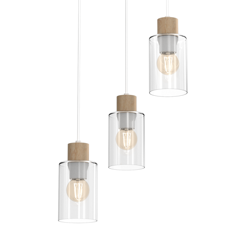 Hängelampe MADERA 3xE27 Hängelampe MADERA 3xE27