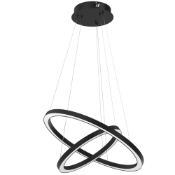 GALAXIA BLACK 46W LED hanging lamp GALAXIA BLACK 46W LED hanging lamp