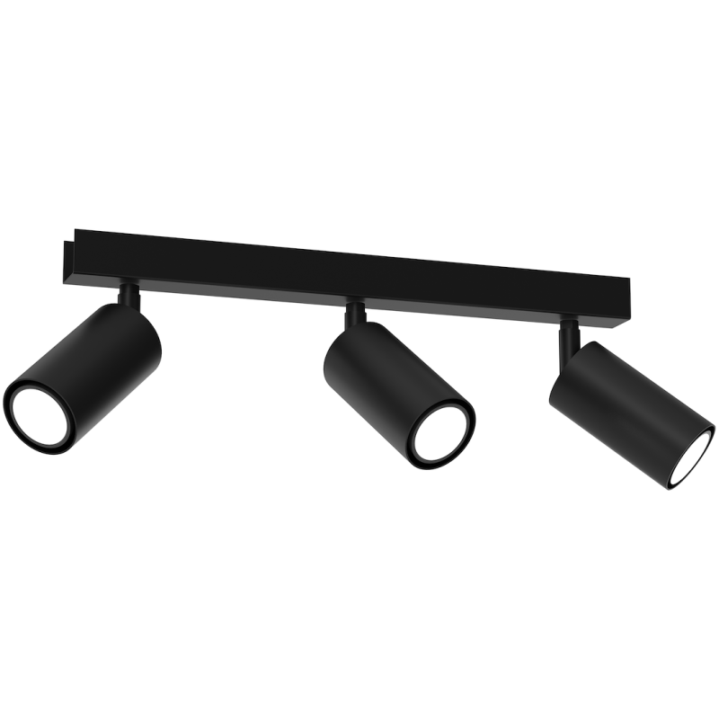Deckenleuchte HUDSON BLACK 3xGU10 Deckenleuchte HUDSON BLACK 3xGU10