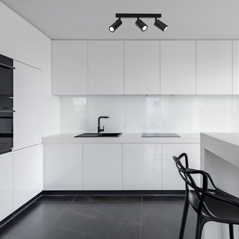 Deckenleuchte HUDSON BLACK 3xGU10 Deckenleuchte HUDSON BLACK 3xGU10