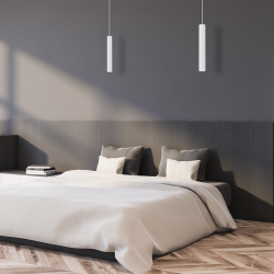 Lampa wisząca Hudson Biały 1xGU10 Lampa wisząca Hudson Biały 1xGU10