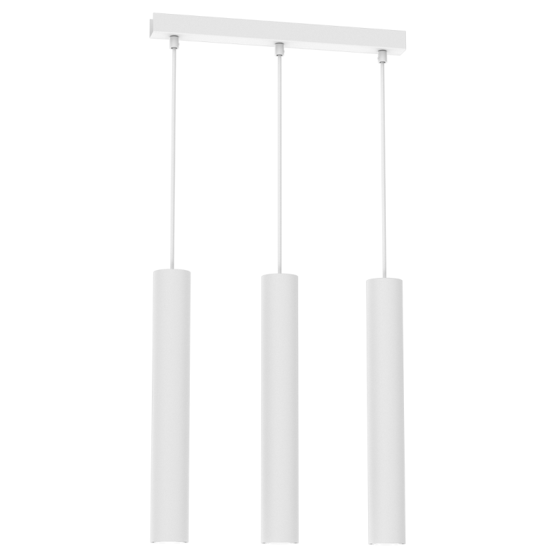 Lámpara colgante HUDSON WHITE 3xGU10
