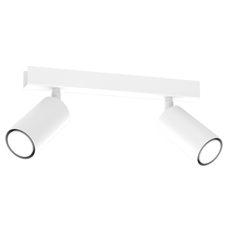 Lámpara de techo Hudson 2xGU10 Blanco Lámpara de techo Hudson 2xGU10 Blanco