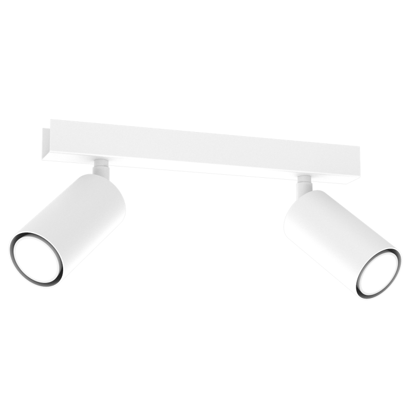 Lámpara de techo Hudson 2xGU10 Blanco Lámpara de techo Hudson 2xGU10 Blanco