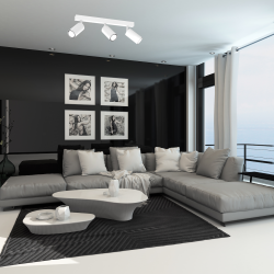 Hudson Ceiling Lamp 3xGU10 White Hudson Ceiling Lamp 3xGU10 White
