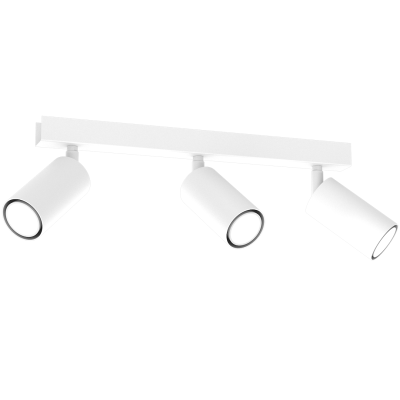 Lámpara de techo Hudson 3xGU10 Blanco Lámpara de techo Hudson 3xGU10 Blanco