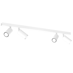Lámpara de techo Hudson 4xGU10 Blanco