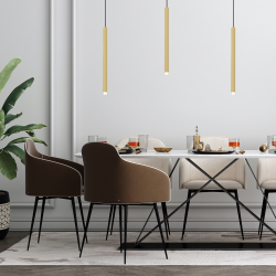 Lámpara colgante MONZA BRASS 1xG9 máx 8W LED Lámpara colgante MONZA BRASS 1xG9 máx 8W LED