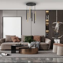 Hängelampe MONZA BRASS 7xG9 max 8W LED Hängelampe MONZA BRASS 7xG9 max 8W LED