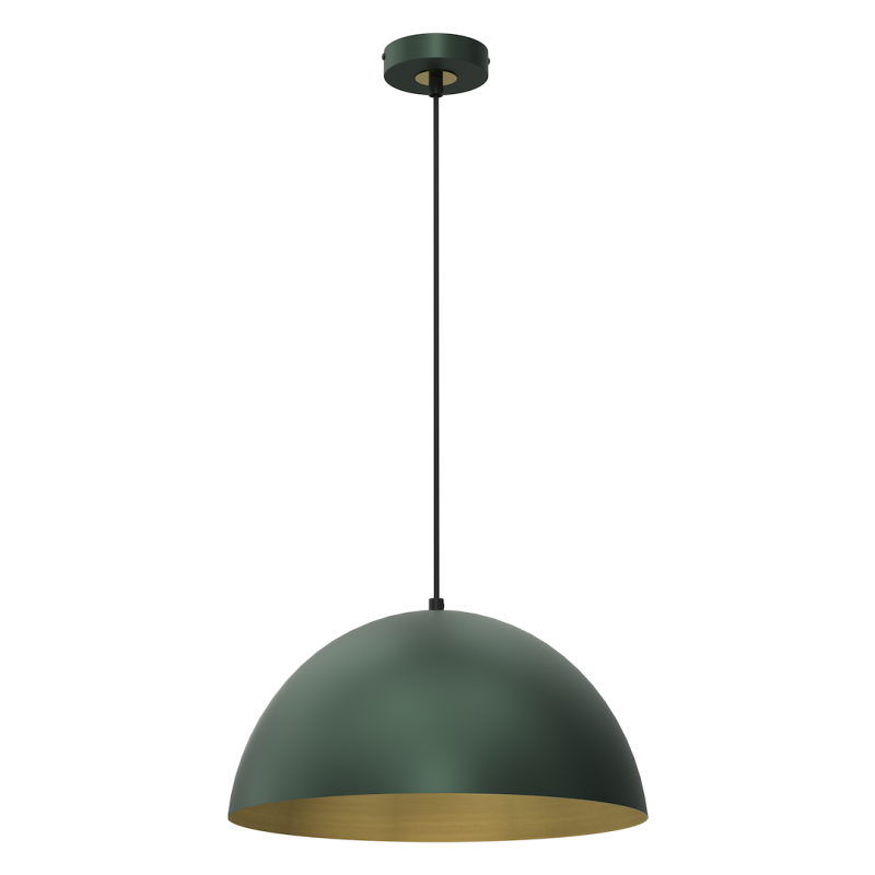 Lámpara colgante BETA GREEN/GOLD 1xE27 35cm