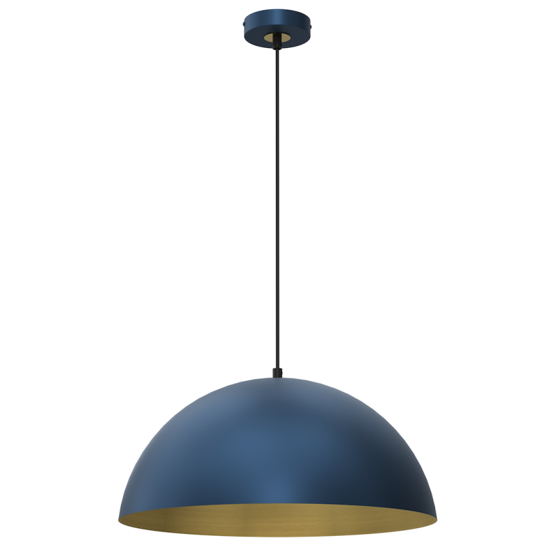 Підвісна лампа BETA NAVY BLUE/GOLD 1xE27 45см Підвісна лампа BETA NAVY BLUE/GOLD 1xE27 45см