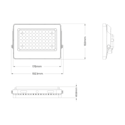 Solar Floodlight Focus 60W 900lm 6000K Solar Floodlight Focus 60W 900lm 6000K