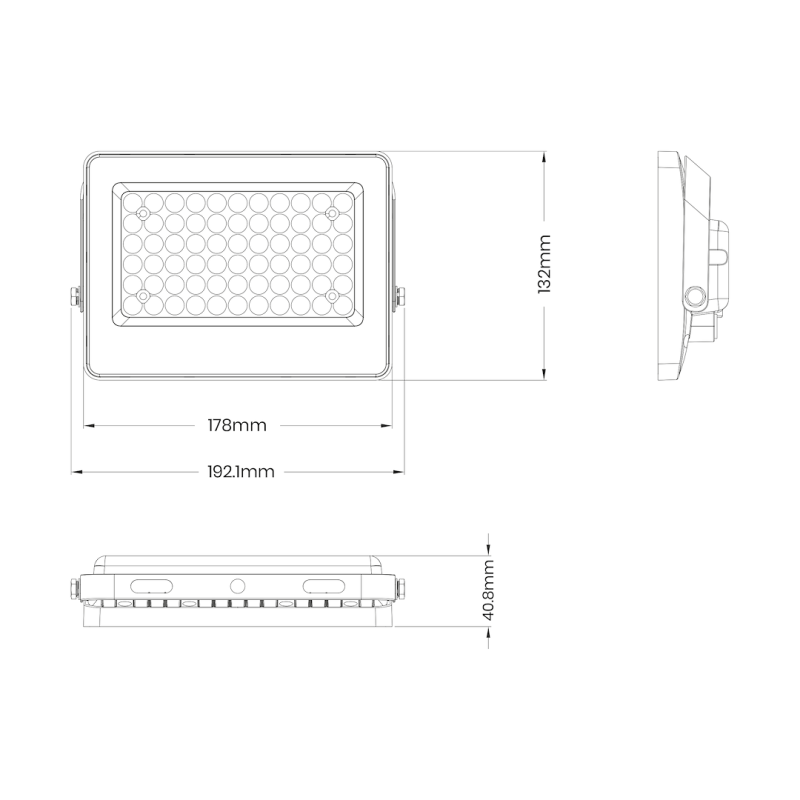 Solar Floodlight Focus 60W 900lm 6000K Solar Floodlight Focus 60W 900lm 6000K