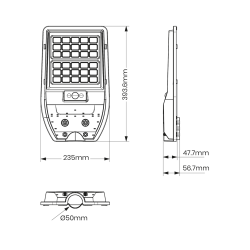 Solar Lantern Via 50W 500lm 6000K Solar Lantern Via 50W 500lm 6000K