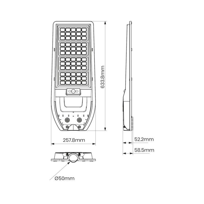 Via Solar Lamp 150W 1800lm 6000K Via Solar Lamp 150W 1800lm 6000K