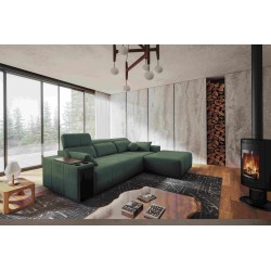 Ecksofa Milano I mit Schlaffunktion in Gewebe Plecionka, Verita 75 – Eleganz und Funktionalität in einem