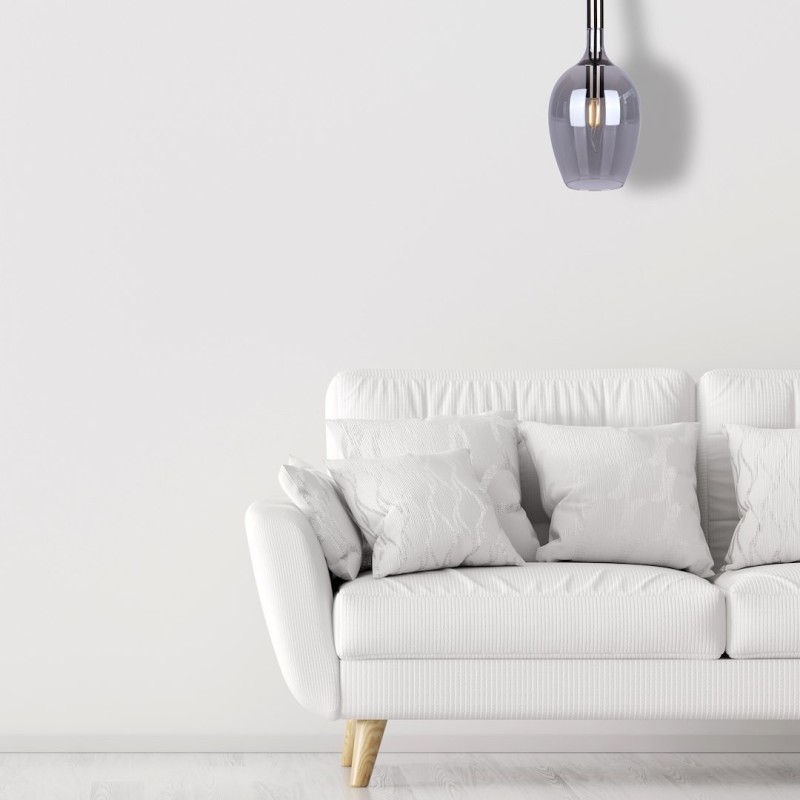 LUGANO SMOKED Hanging Lamp 1xE14 LUGANO SMOKED Hanging Lamp 1xE14