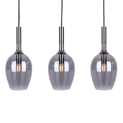 LUGANO SMOKED Hanging Lamp 3xE14 LUGANO SMOKED Hanging Lamp 3xE14