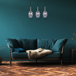 LUGANO SMOKED Hanging Lamp 3xE14 LUGANO SMOKED Hanging Lamp 3xE14