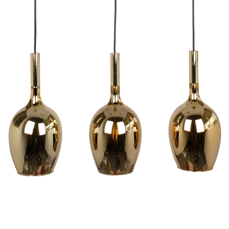 Lámpara colgante LUGANO GOLD 3xE14 Lámpara colgante LUGANO GOLD 3xE14