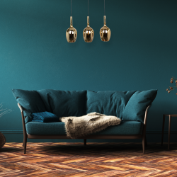 LUGANO GOLD pendant lamp 3xE14 LUGANO GOLD pendant lamp 3xE14
