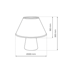 Lampka nocna Fifi Biały 1xE27 Lampka nocna Fifi Biały 1xE27