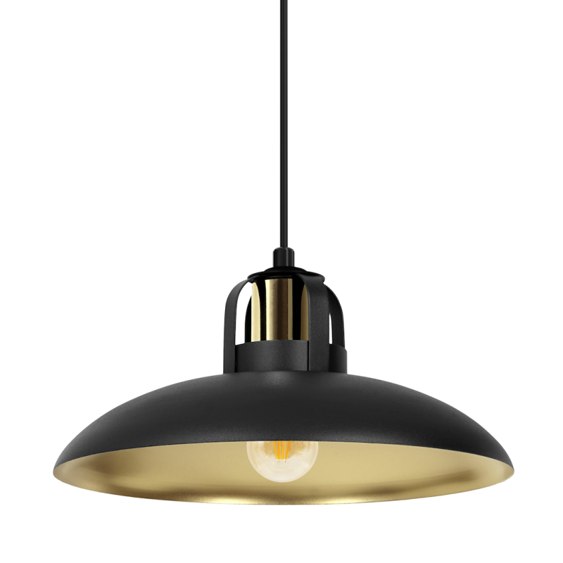 Підвісна лампа FELIX BLACK/GOLD 1xE27 Підвісна лампа FELIX BLACK/GOLD 1xE27
