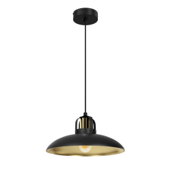 Підвісна лампа FELIX BLACK/GOLD 1xE27 Підвісна лампа FELIX BLACK/GOLD 1xE27