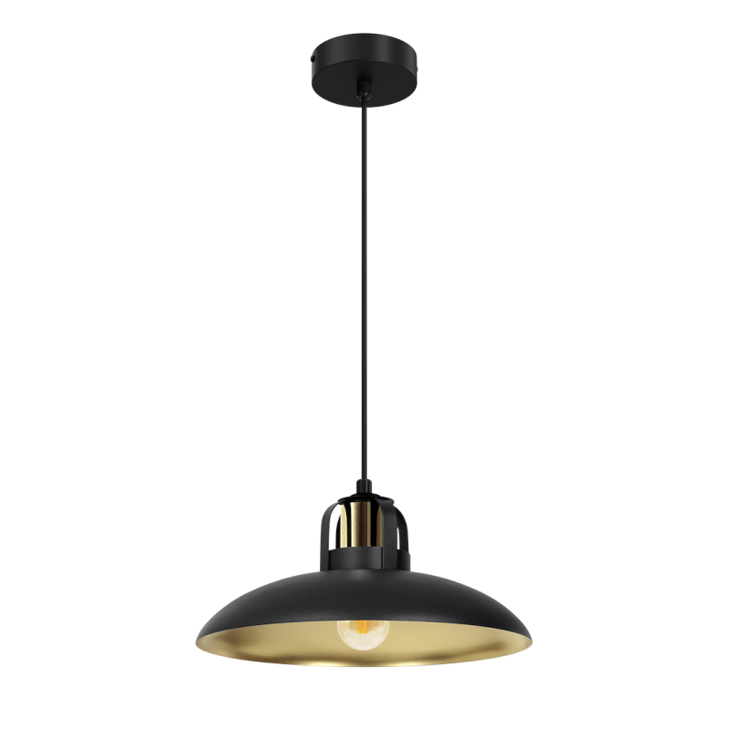 Підвісна лампа FELIX BLACK/GOLD 1xE27 Підвісна лампа FELIX BLACK/GOLD 1xE27
