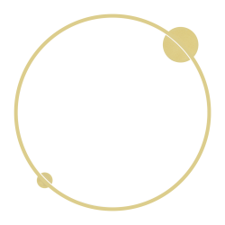 Deckenleuchte Saturno Gold 46W LED