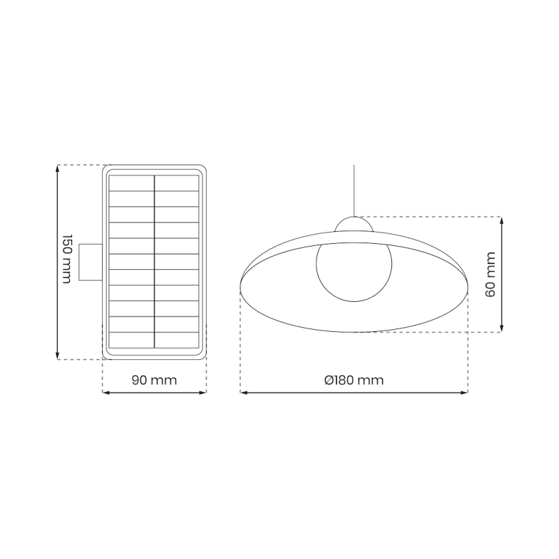 Solar Lamp Saturn Single Solar Lamp Saturn Single