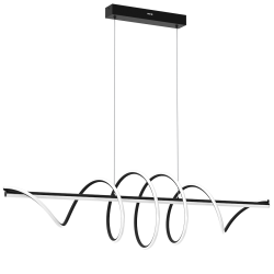 HÄNGELEUCHTE TWIST BLACK 90W LED