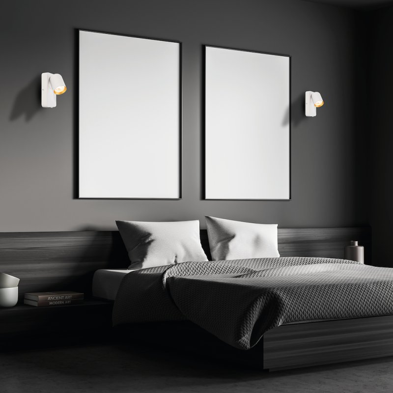 Aplique de pared Andy 1xGU10 Blanco + Dorado Aplique de pared Andy 1xGU10 Blanco + Dorado
