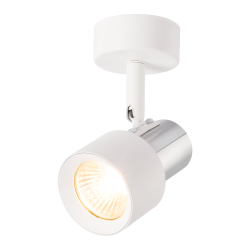 Spot Cino 1xGU10 White + Chrome Spot Cino 1xGU10 White + Chrome