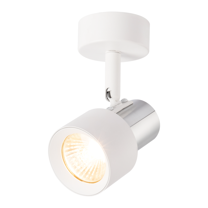 Spot Cino 1xGU10 White + Chrome Spot Cino 1xGU10 White + Chrome
