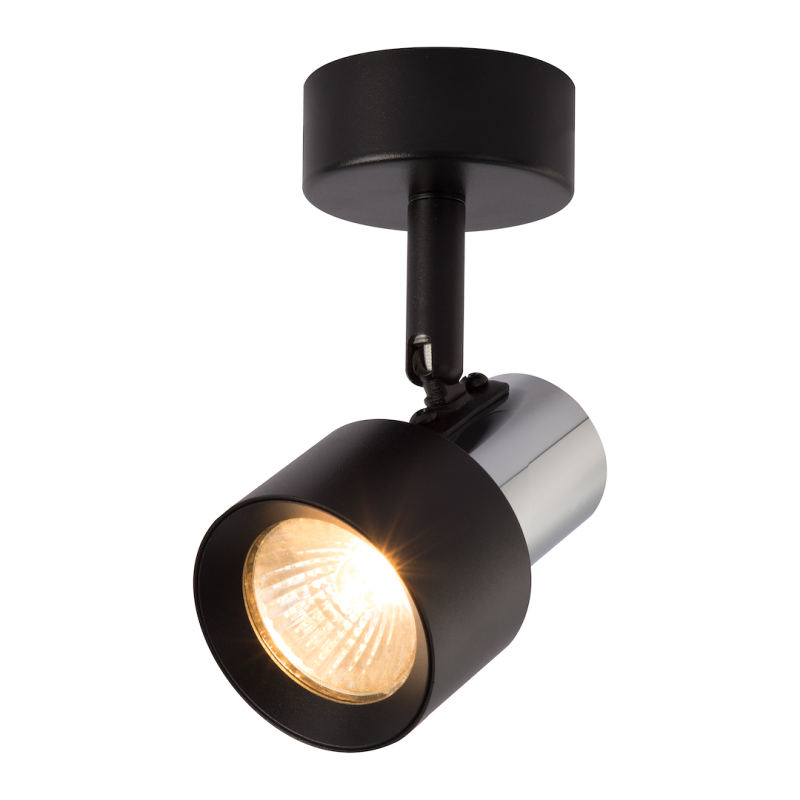 Spot Cino 1xGU10 Negro + Cromo Spot Cino 1xGU10 Negro + Cromo