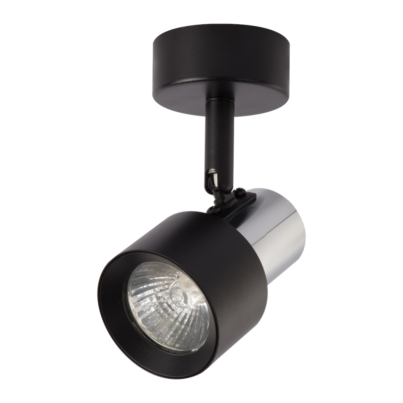 Spot Cino 1xGU10 Negro + Cromo Spot Cino 1xGU10 Negro + Cromo