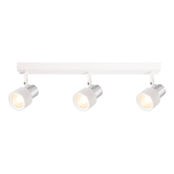 Lámpara de Techo Cino 3xGU10 Blanco + Cromo Lámpara de Techo Cino 3xGU10 Blanco + Cromo