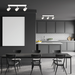 Ceiling Lamp Cino 3xGU10 White + Chrome Ceiling Lamp Cino 3xGU10 White + Chrome