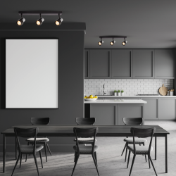 Ceiling Lamp Cino 3xGU10 Black + Chrome Ceiling Lamp Cino 3xGU10 Black + Chrome