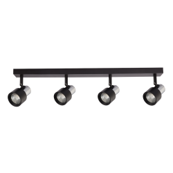 Lámpara de Techo Cino 4xGU10 Negro + Cromo Lámpara de Techo Cino 4xGU10 Negro + Cromo