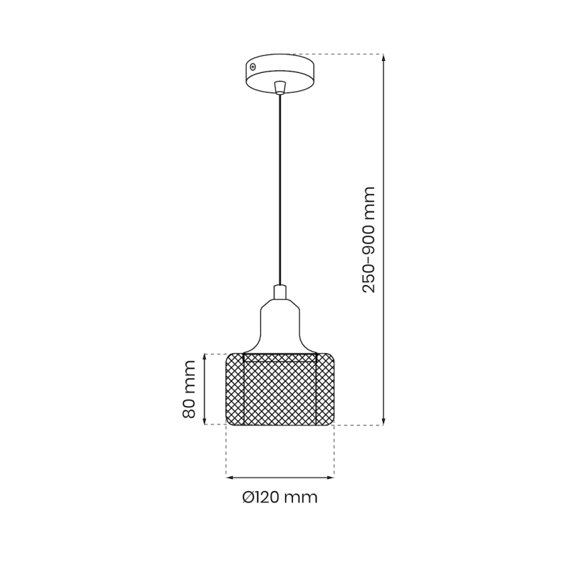 LUMI hanging lamp 1xG9 LUMI hanging lamp 1xG9